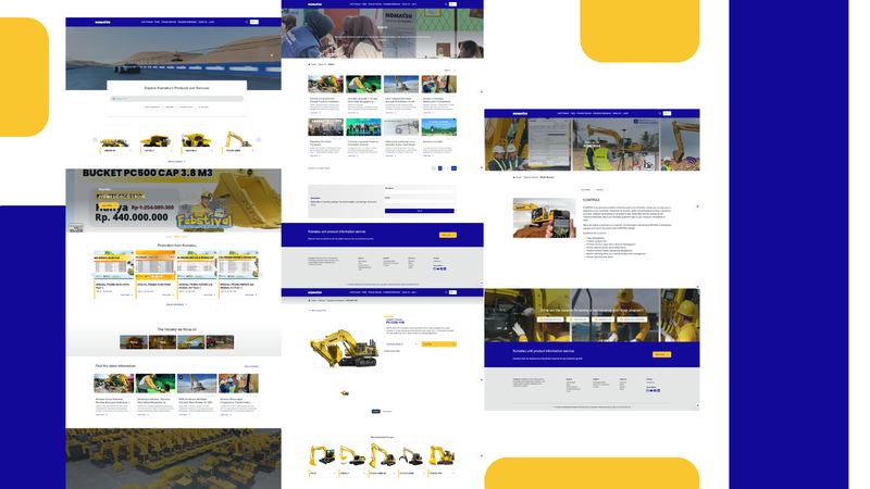 komatsu.co.id Redesign